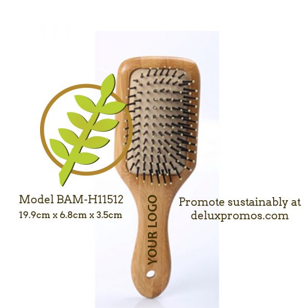 bamboo hair brush for sustainable promotion